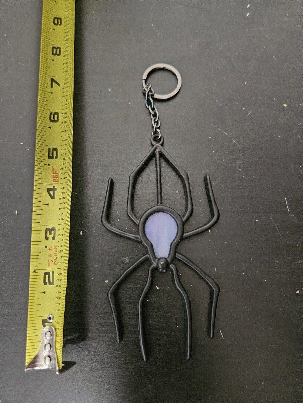 Black Metal Spider Suncatcher Decoration For Window Halloween